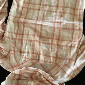 Columbia Hooded Shirt, 2 ply, button sleeve, Size M